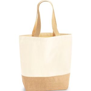 Jute Base Canvas Shopper